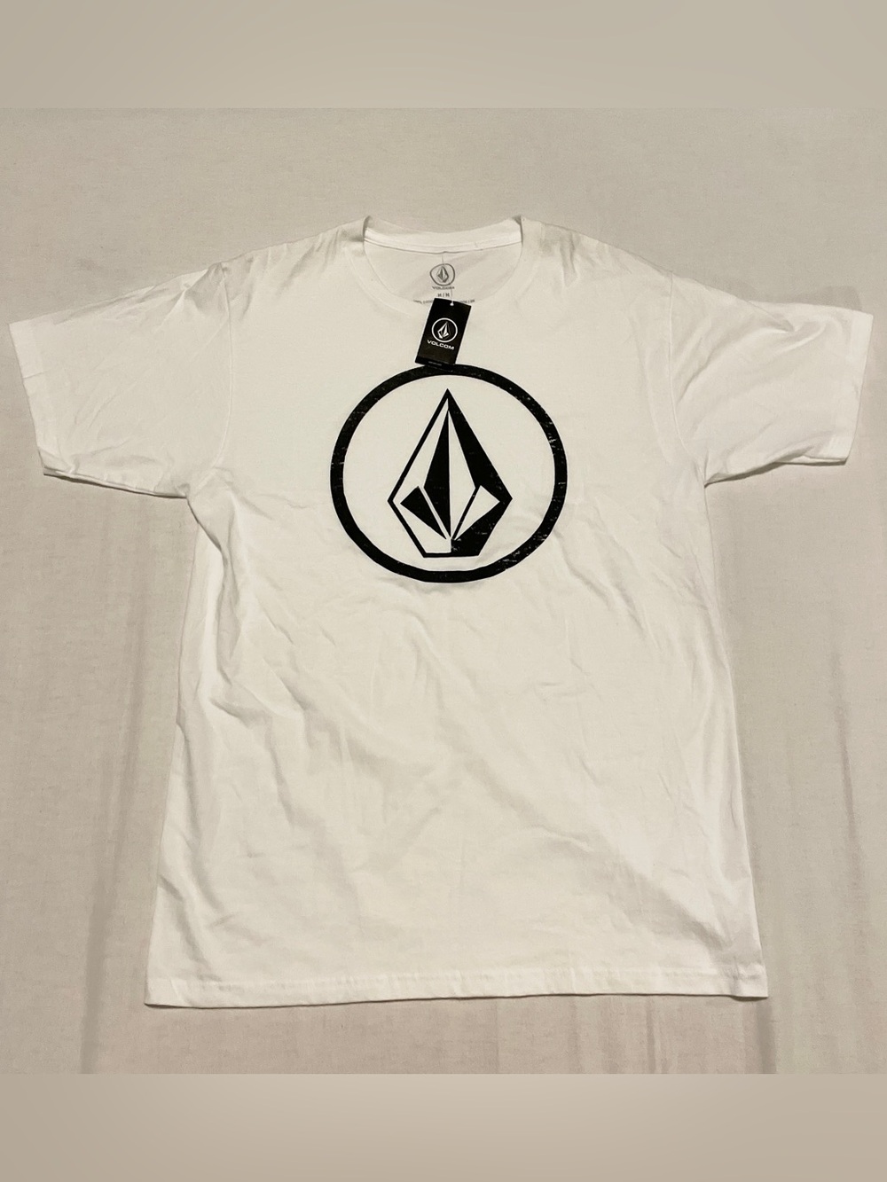 Volcom Men’s Orderly SST Graphic T-Shirt White Size Medium